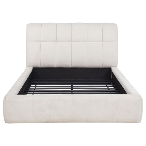 Branson - Platform Bed With Tufted Headboard