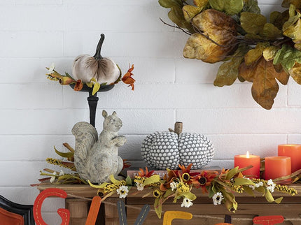 Knite Pumpkin Ornament Decor For Holiday Harvest Festival Fall Festival & Thanksgiving