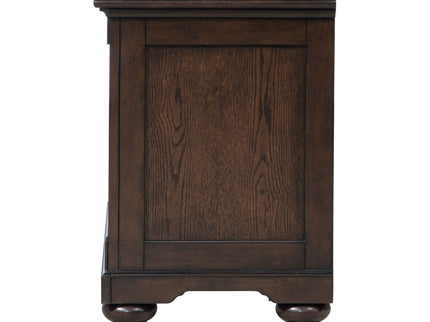Berwick - 1 Drawer Nightstand With Open Cubby - Dark Oak