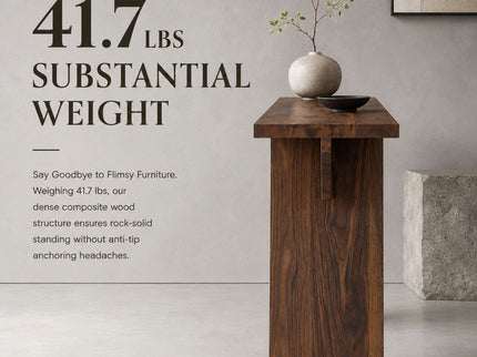 Console Table With V - Shaped Base