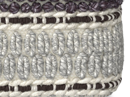 Grady - Handcrafted Square Pouf