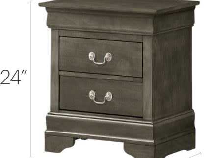 Louis Phillipe - Nightstand - Wood