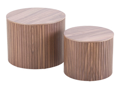 Handcrafted Nested Table Set, 2 Pieces