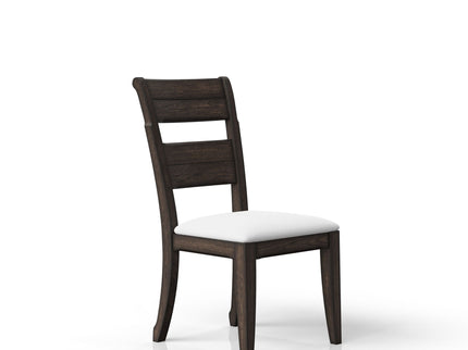 Upholstered Seat Side Chair - Chocolate