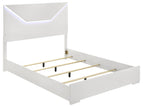 White / 5 Pc. Bed, Nightstand, Chest, Dresser, Mirror / Queen