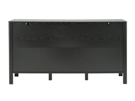 Colored Fluted Sideboard With 3 Doors And 1 Drawer