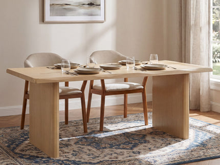 Rectangular Indoor Dining Table - Natural