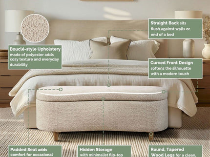 Flip Top Storage Bench