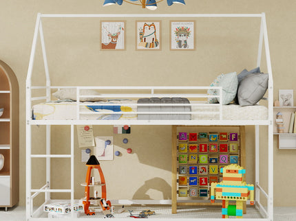 Bunk Bed With Safety Guardrails, No Box Spring Needed