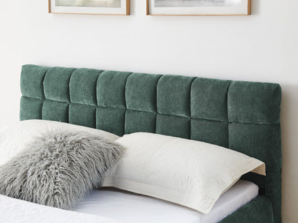 Modern Platform Bed Frame With Thick Fabric