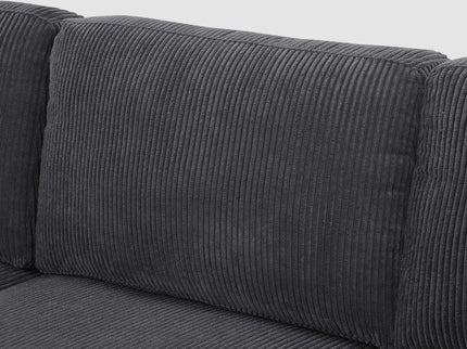 Upholstered Sectional With Toss Pillows