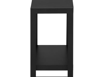 Accent Side Table, Narrow, Small, 2 Tier, Contemporary And Modern