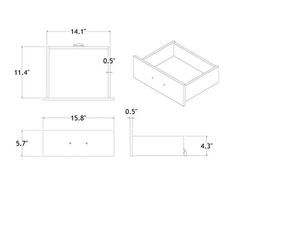Charlston - Nightstand With LED