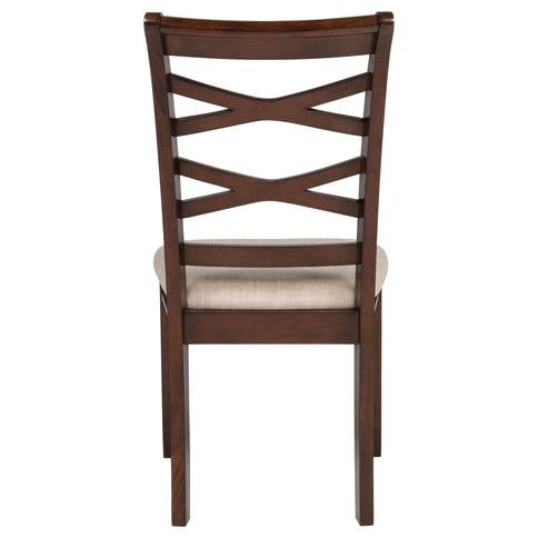 Verety - 5 Piece Round Dining Set With Chairs - Dark Brown