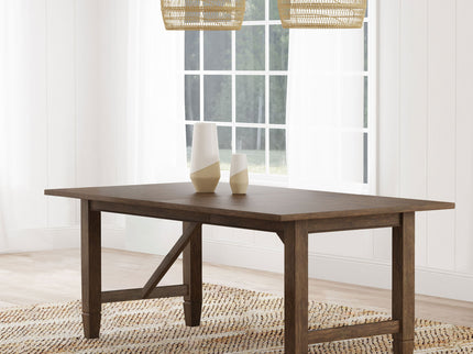 Jamie - Rectangular Dining Table With Extension Leaf - Light Brown