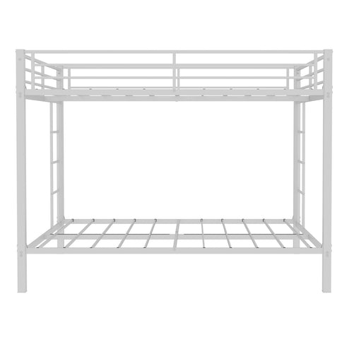 Bunk Bed For Kids, Convertible Frame With Ladders & Guardrail