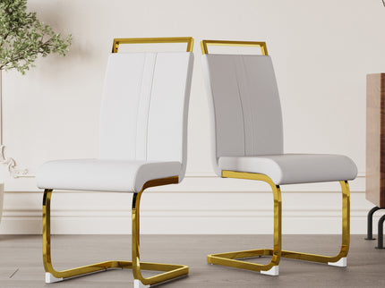 Side Dining Room Chair, Padded Seat High Back