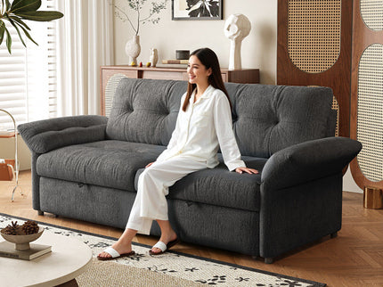 Sofa Bed, 2 In 1 Design For Living Rooms