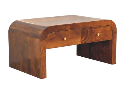 Darcy - Coffee Table, 2 Drawer - Chestnut