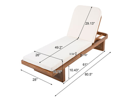 Outdoor Lounge Chair With Frame