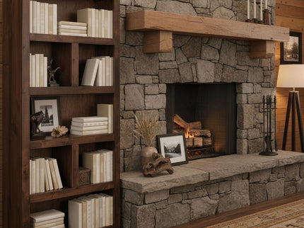 Closed Back High Bookcase