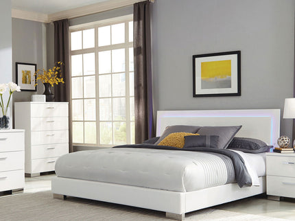 Dulcey - 5 Drawer Bedroom Chest - White