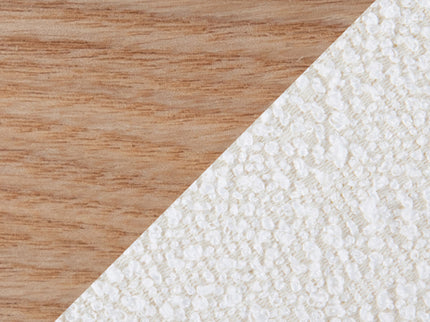 Marla - Contemporary, Nesting Ottoman Set - Natural / Cream