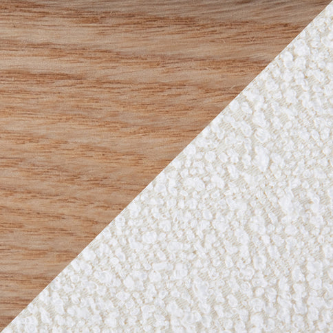 Marla - Contemporary, Nesting Ottoman Set - Natural / Cream