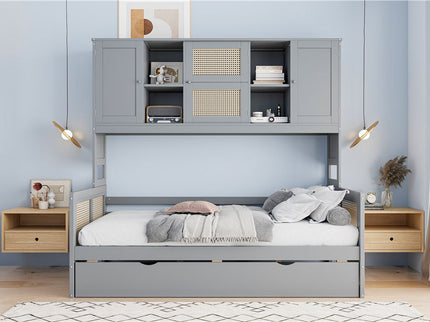 Daybed And All In One Cabinet And Shelf