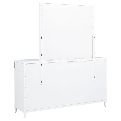 Robinson - 8 Drawer Dresser With Mirror - White