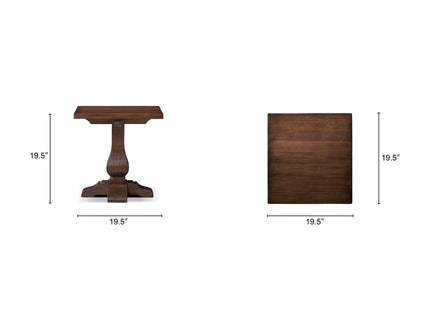 Whitmore - End Table - Brown