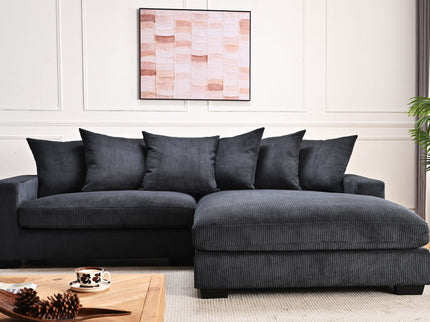 Luxe - Oversized 2 Piece Sectional Couches For Living Room, L Shaped Sofa With Chaise