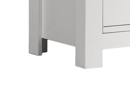 Cassini - 2 Drawer Nightstand Bedside Table - White