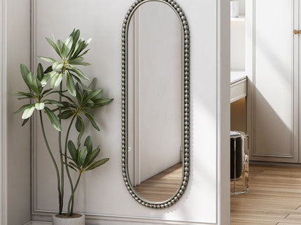 Oval Retro Mirror, Wall Hanging Mirror For Living Room