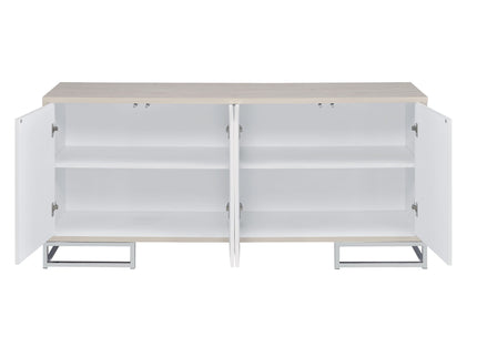 Liam - Marble Paint Console Cabinet - Multi