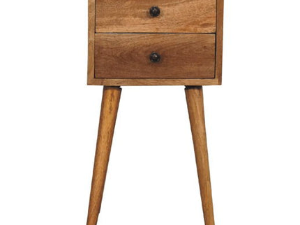 Mini 2 Drawer Nightstand