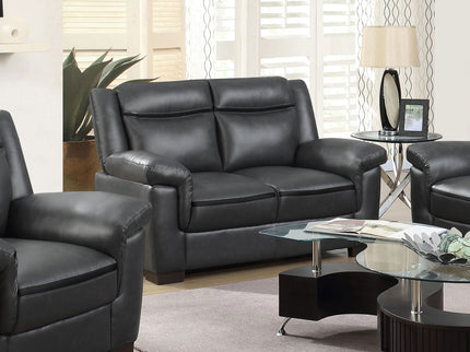 Jacob - Loveseat With Pillow Top Arms Upholstery - Gray
