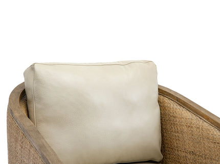 Barrel, Comfy Round Accent Sofa Chair With 360 Degree Swivel, Leisure Arm