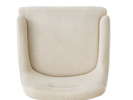 Modern Elegance Accent Chair With Curved Backrest