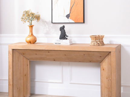 Console Table, Entryway Table - Antique Natural / Light Natural / Natural