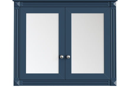 Wall-Mounted Medicine Cabinet With 2 Mirrors, Adjustable Shelves