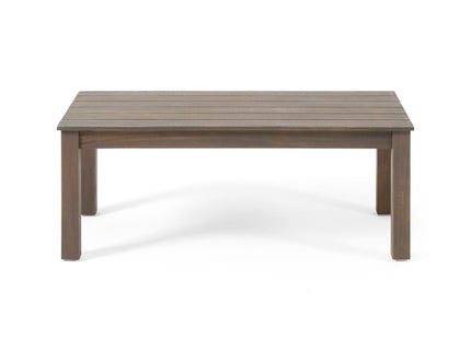 Avacyn - Outdoor Loveseat And Coffee Table Set With Cushions - Dark Gray