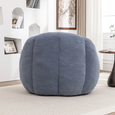 Comfy Bean Bag Chair With Memory Foam Filler, Tufted Soft