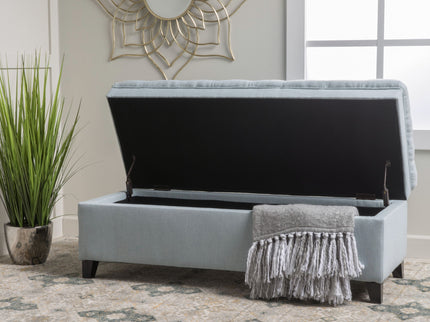 Juliana - Storage Ottoman With Birch Legs