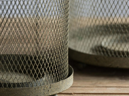 Ophira Sparrow Candle Holders (Set of 2) - Antique Gray