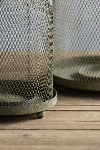 Ophira Sparrow Candle Holders (Set of 2) - Antique Gray
