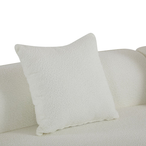 Elegant Curved Sectional Sofa With Full Foam Comfort