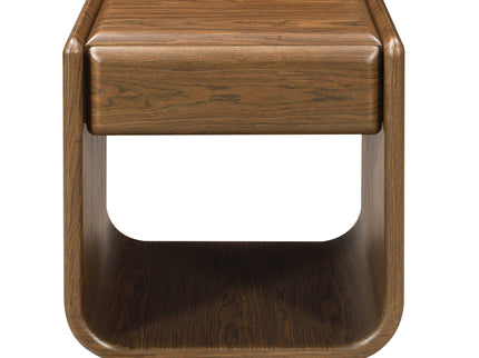Lanza - End Table With Drawer - Dark Walnut