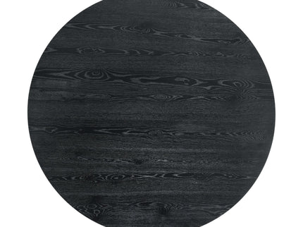 Froja - Manufactured Wood Round Dining Table - Black