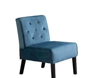 Reese - Living Room Armless Button Tufted Pattern Accent Chair (Set of 2)